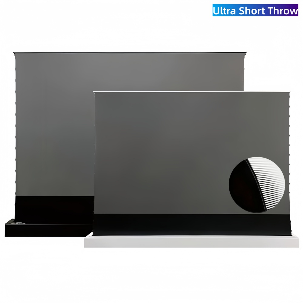 Home Cinema Ultra Short Throw Projector - Электрический напольный экран с натяжкой 72-150