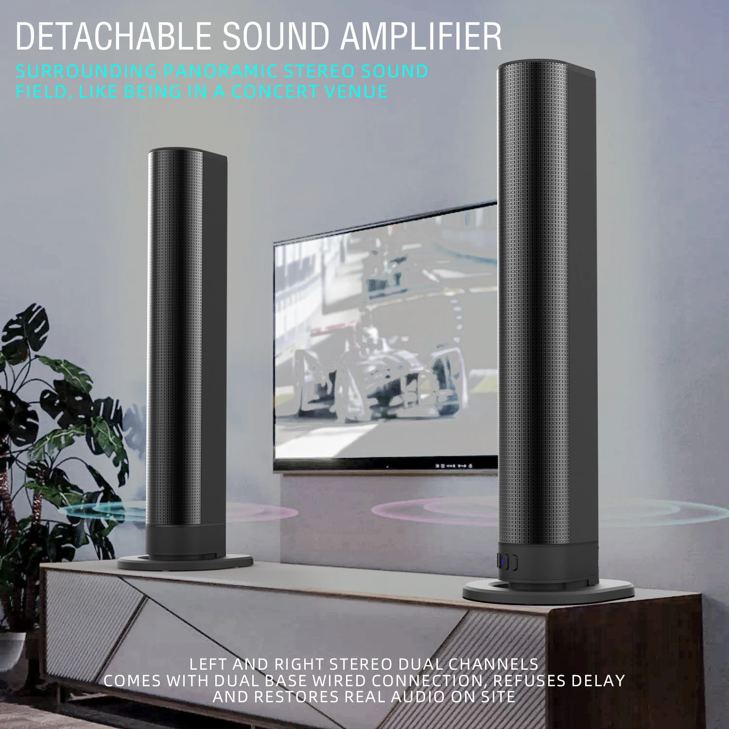 Home Cinema Of Soundbar - FM-саундбар ТВ Bluetooth-колонки Соединения HDMI/AUX/BT/OPT Саундбар