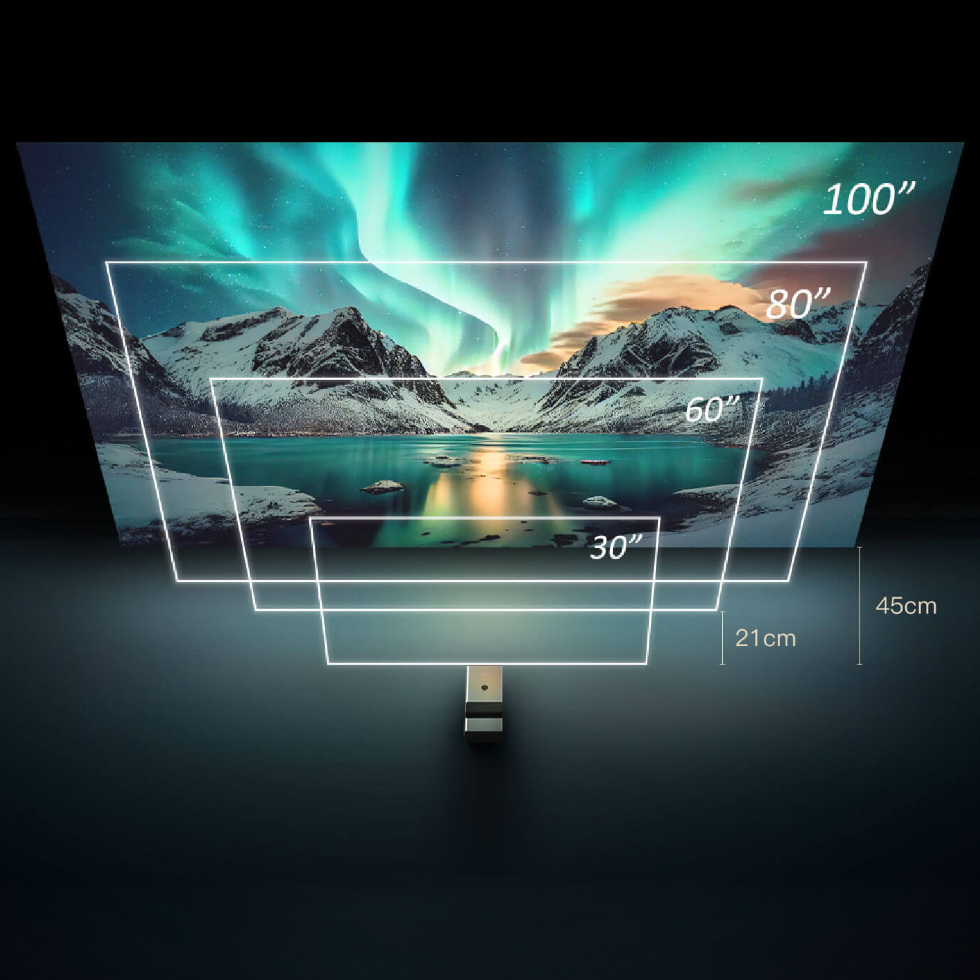 ZXY Lonnst L26 Портативный мин – обзор и цена Home Cinema Ultra Short Throw Projector