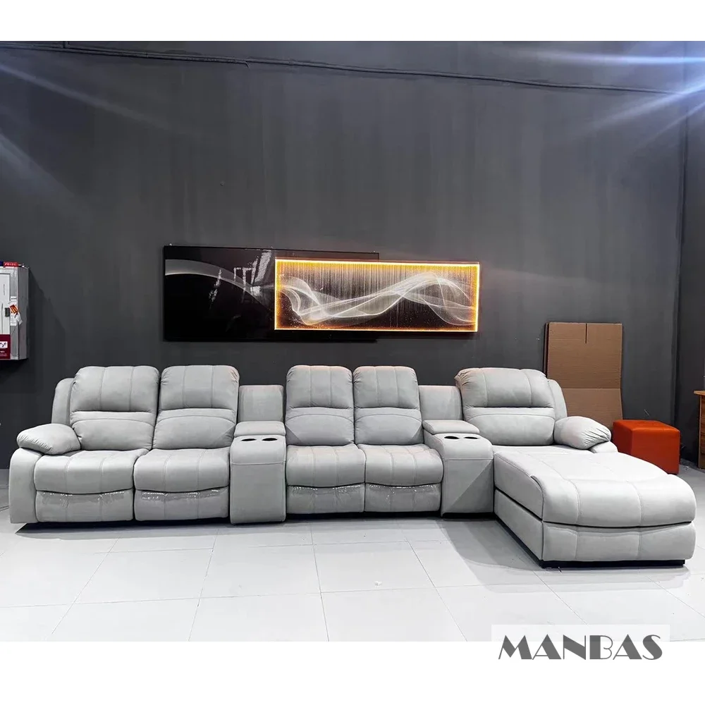 Кожаный электрический диван-ре – обзор и цена Home Cinema Couch
