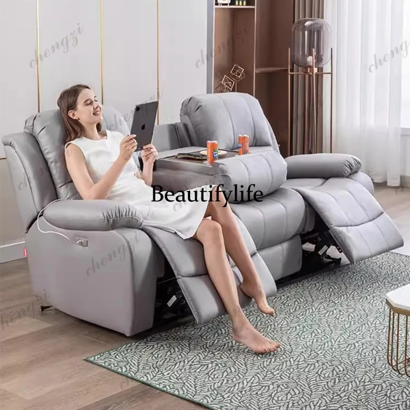 Кожаный электрический диван-ре – обзор и цена Home Cinema Couch