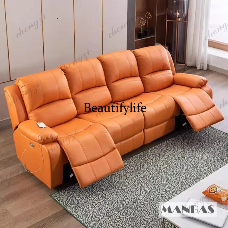Кожаный электрический диван-ре – обзор и цена Home Cinema Couch