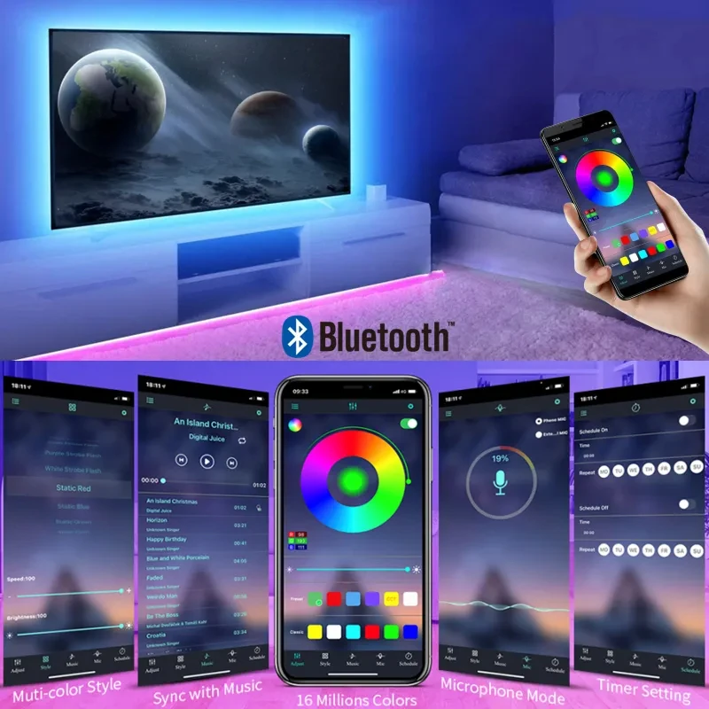 USB светодиодные ленты постоян – обзор и цена Ambient Light Strip Tv