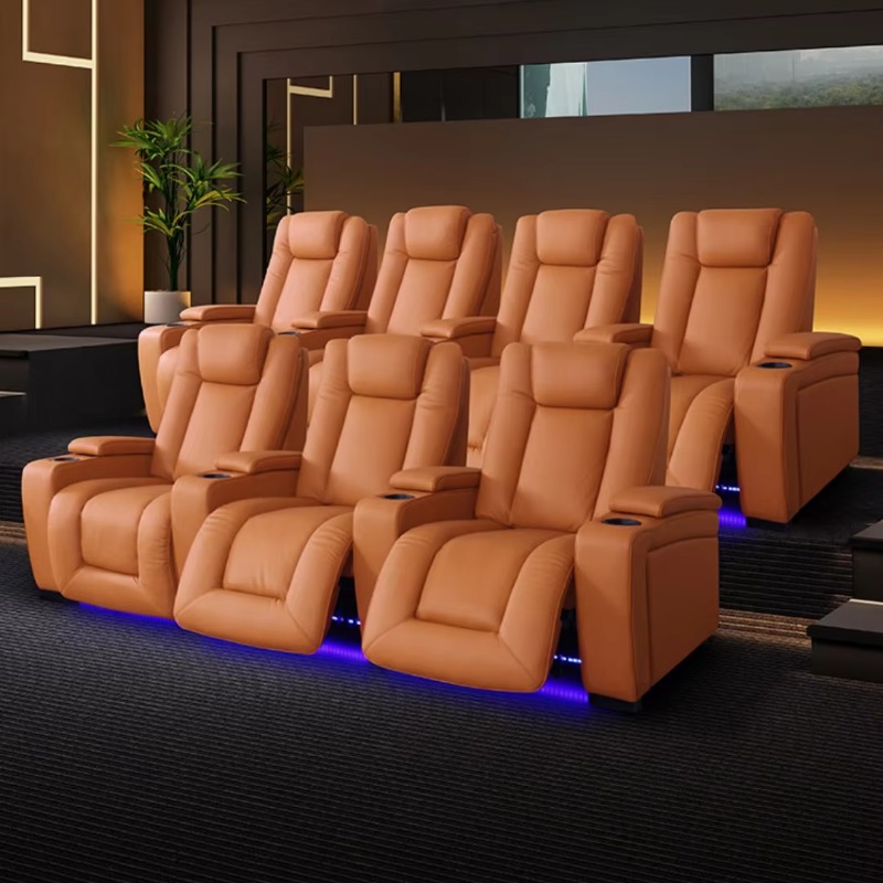 Роскошные кожаные кинотеатраль – обзор и цена Home Cinema Recliners