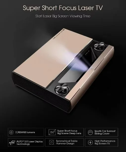 Лазерный проектор JMGO SA Ultr – обзор и цена Home Cinema Ultra Short Throw Projector