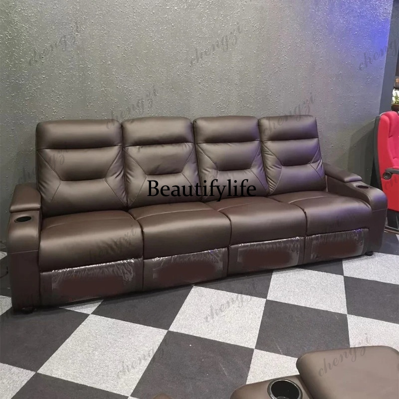 Кожаный комплект диванов с эле – обзор и цена Home Cinema Couch